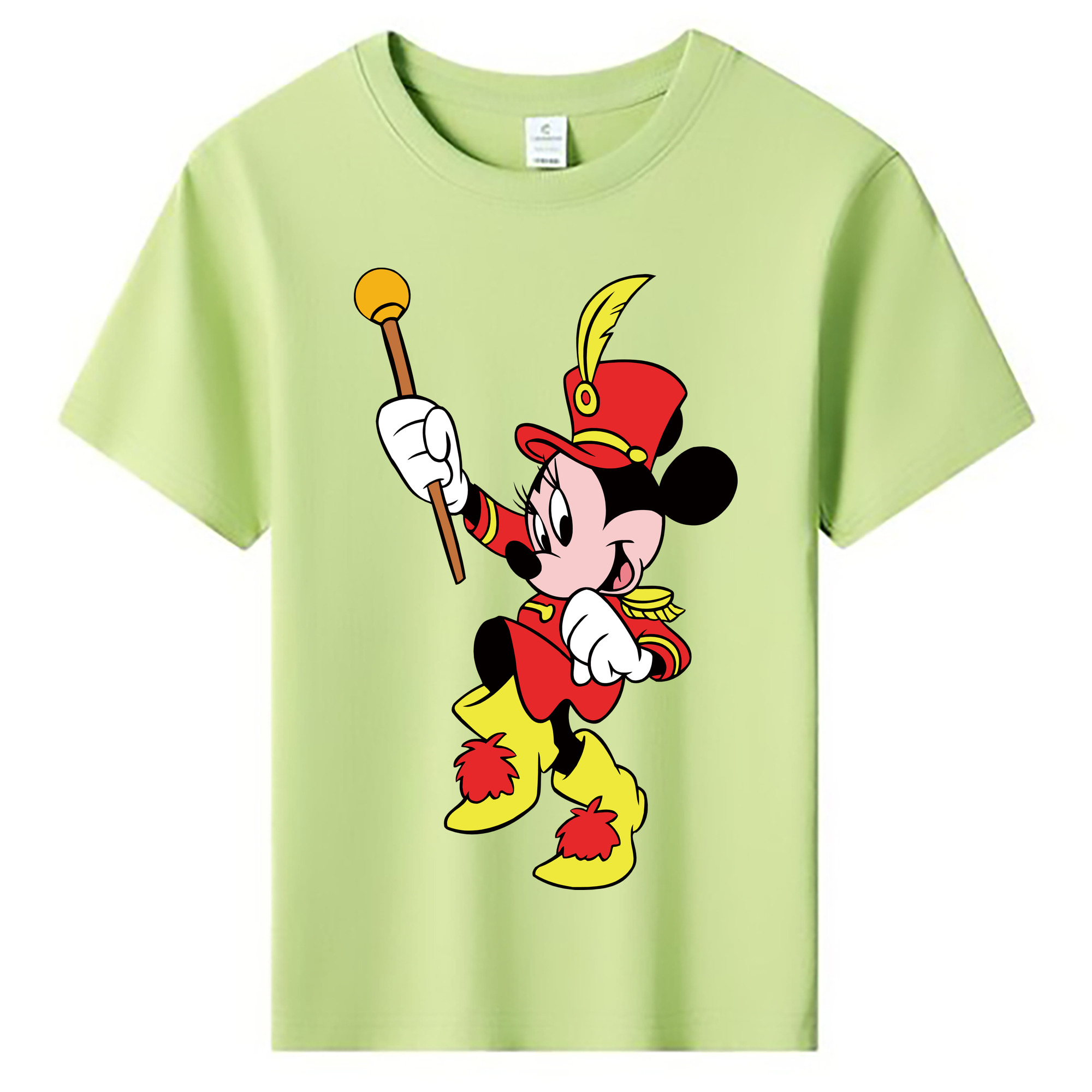 ミッキーマウス Mickey Mouse 綿100％キッズTシャツ（フロントプリント）